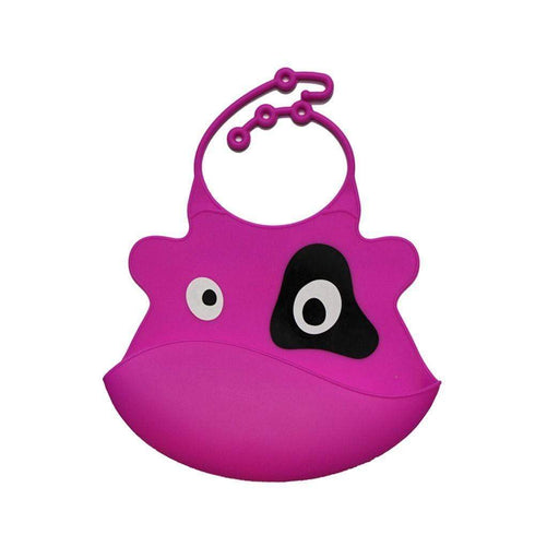 AussieSuperStore Homeware Supplies Reusable Silicone Baby Bibs - Pink Reusable Washable Silicone Baby Todder & Bibs | Kids & Baby Products CBBIBPNK